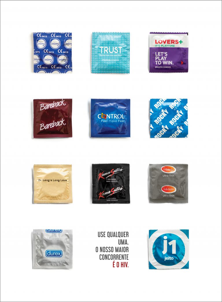 Marca de preservativos faz campanha para concorrentes