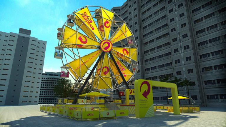 Roda Gigante SKOL para o Carnaval