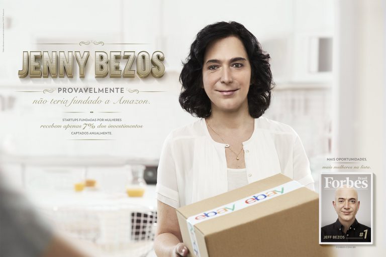 “Elen Musk”, “Lara Page” e “Jenny Bezos” em nova criação da Ogilvy Brasil para Forbes
