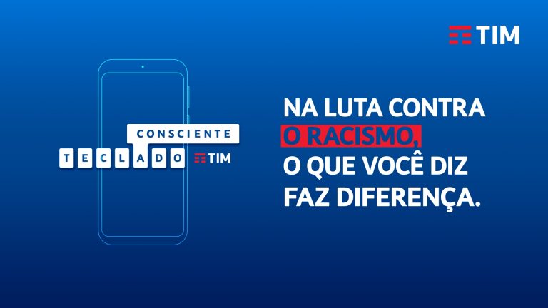 TIM promove teclado consciente contra o racismo