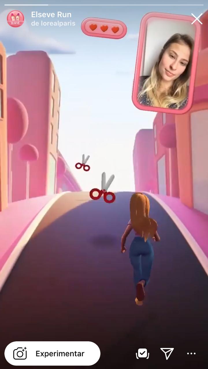 Elseve ganha filtro no Instagram em formato de game