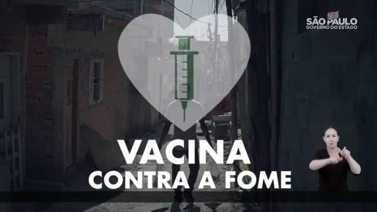 Governo de São Paulo promove “Vacina Contra a Fome”
