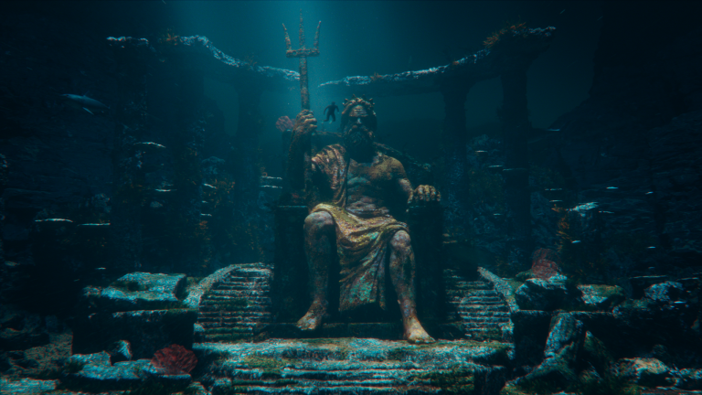 Poseidon e Gabriel Medina se encontram em filme do Bradesco