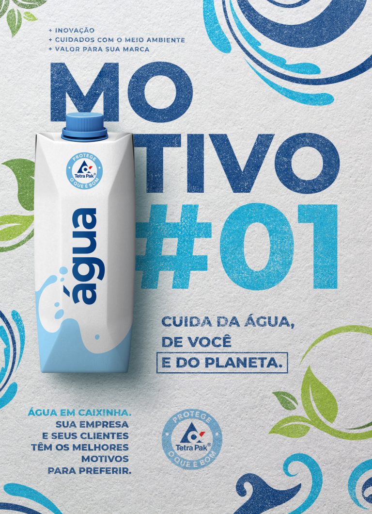 Água mineral em caixinha é a aposta da Tetra Pak
