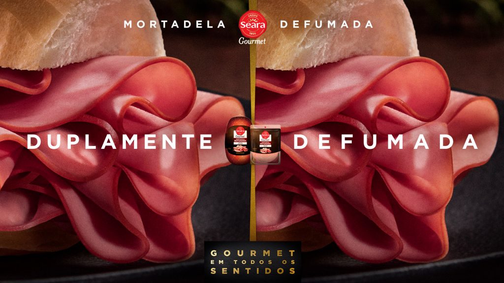 Mortadela Duplamente Defumada Seara desperta os 5 sentidos