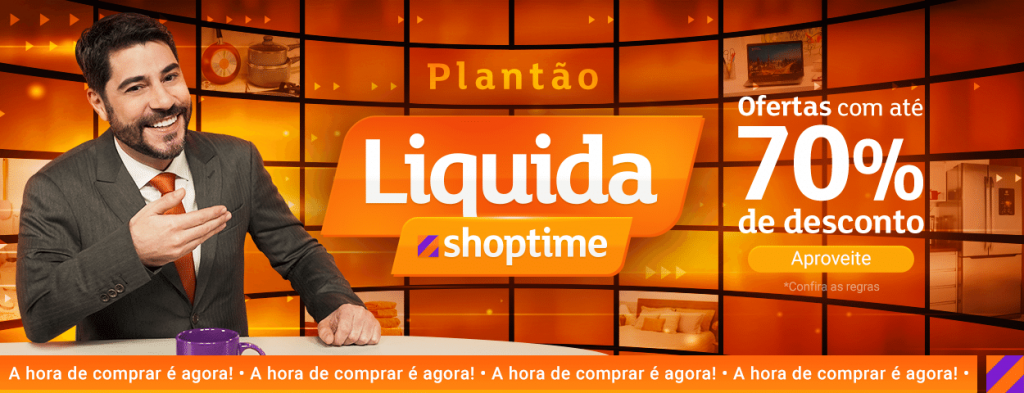 Liquida Shoptime é estrelada por Evaristo Costa