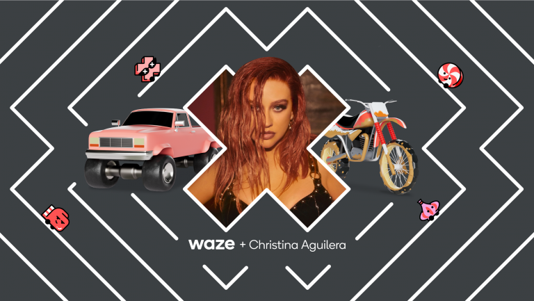 Christina Aguilera é a voz do Waze em março