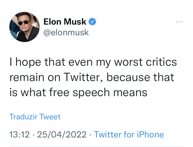 Twitter aceita proposta de compra de Elon Musk