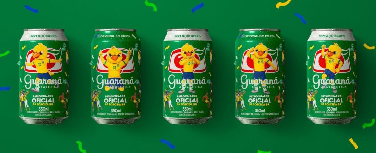 Guaraná Antarctica divulga latas comemorativas para a Copa do Mundo
