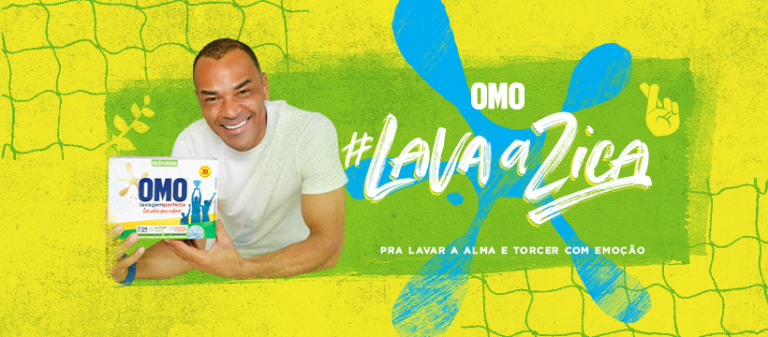 OMO lava a camisa do Cafú para tirar a zica