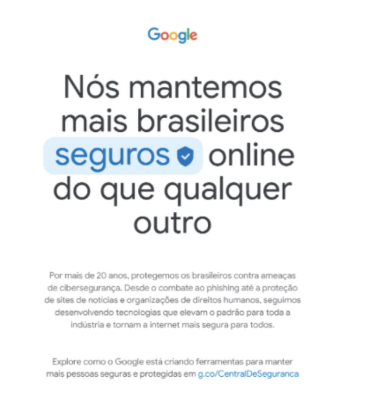 Google lança campanha para o mês da Internet Segura