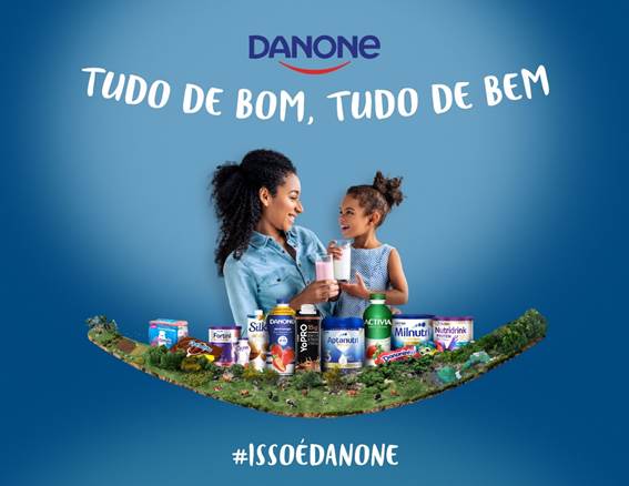 Danone lança primeira campanha master brand no Brasil