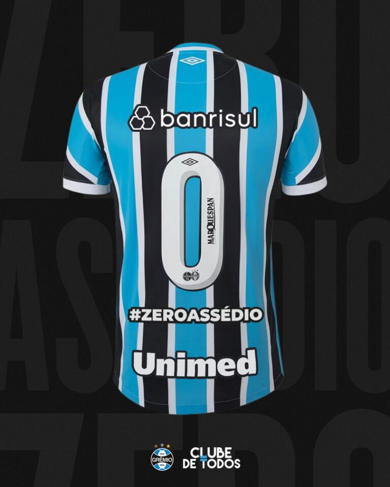Contra o assédio no Carnaval, Grêmio vai usar camisa 0