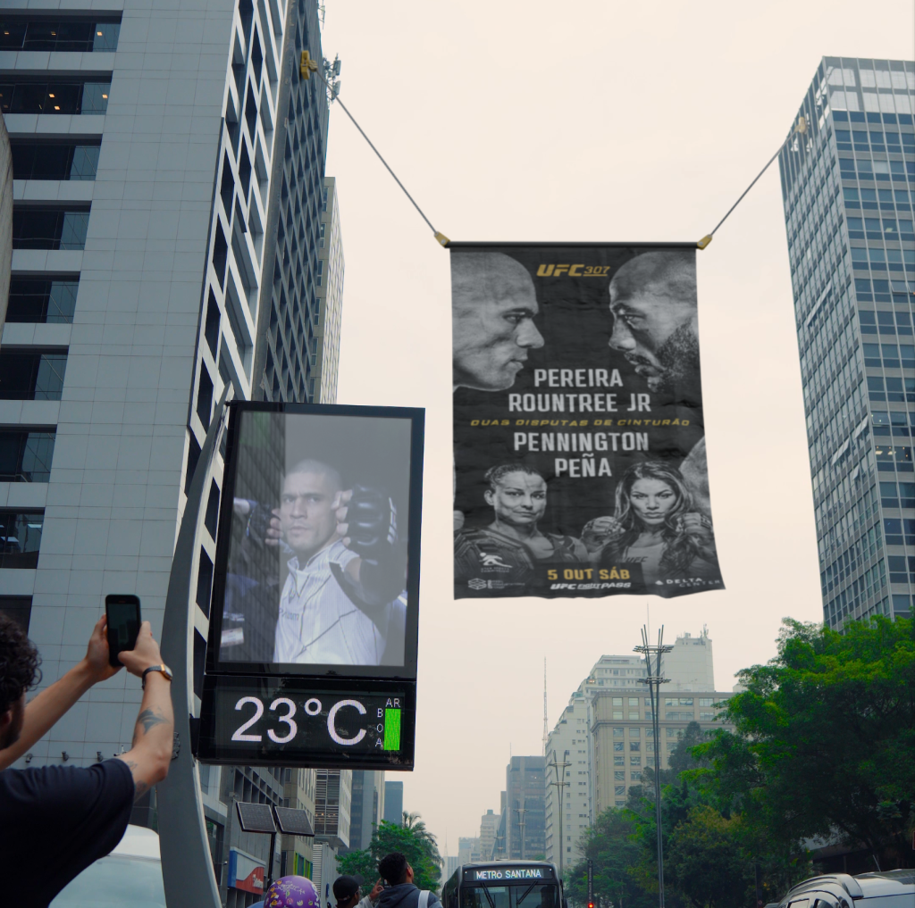 UFC 307 ganha divulgação em FOOH