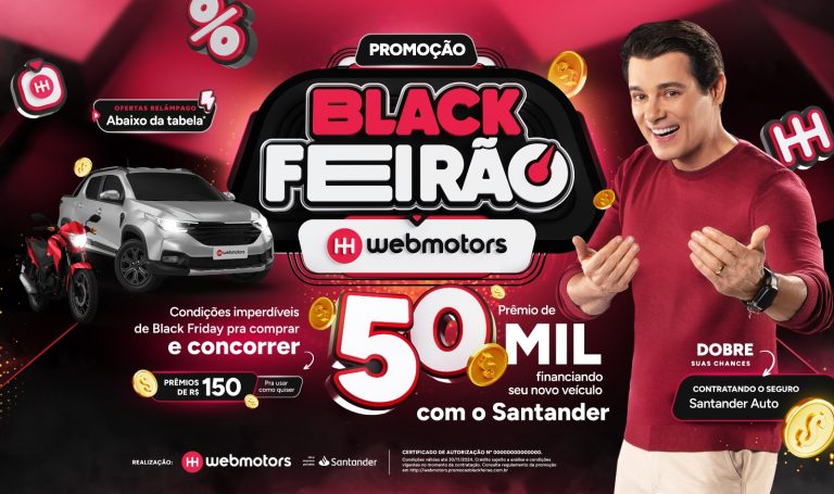 Celso Portiolli divulga Black Friday da Webmotors