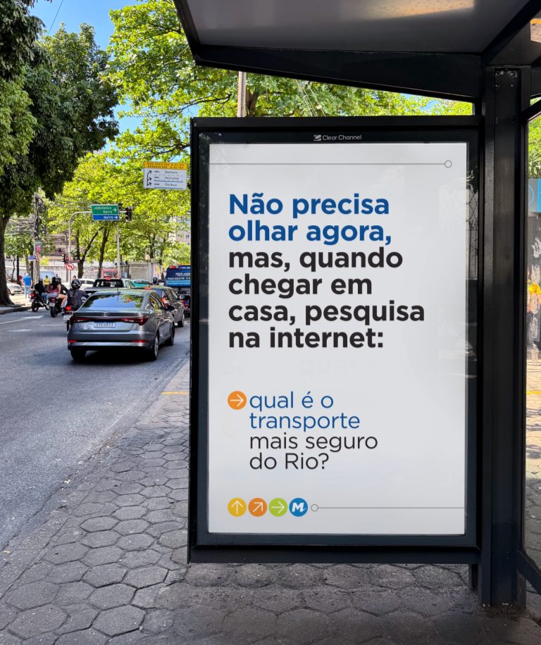 MetrôRio usa inteligência de mídia e se apresenta como transporte mais seguro da cidade