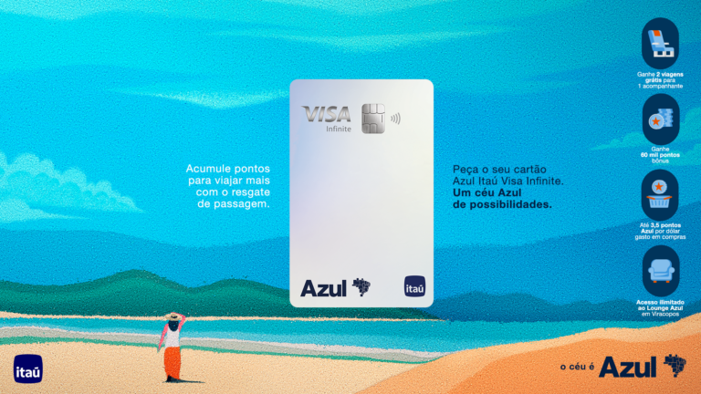 Azul e Itaú lançam “Um céu Azul de possibilidades”
