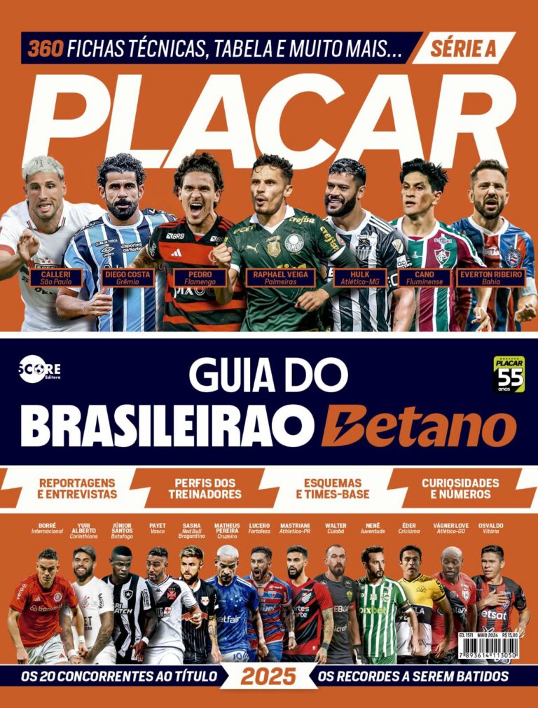 Placar lança Guia do Brasileirão Betano 2025 com patrocínio inédito