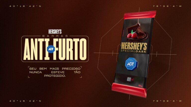 Hershey’s lança edição limitada com tecnologia anti-furto para os “Barra Lovers”