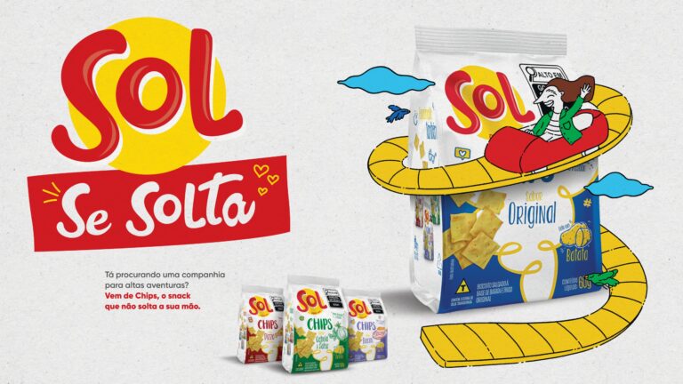 Snacks Sol convida consumidor a se soltar