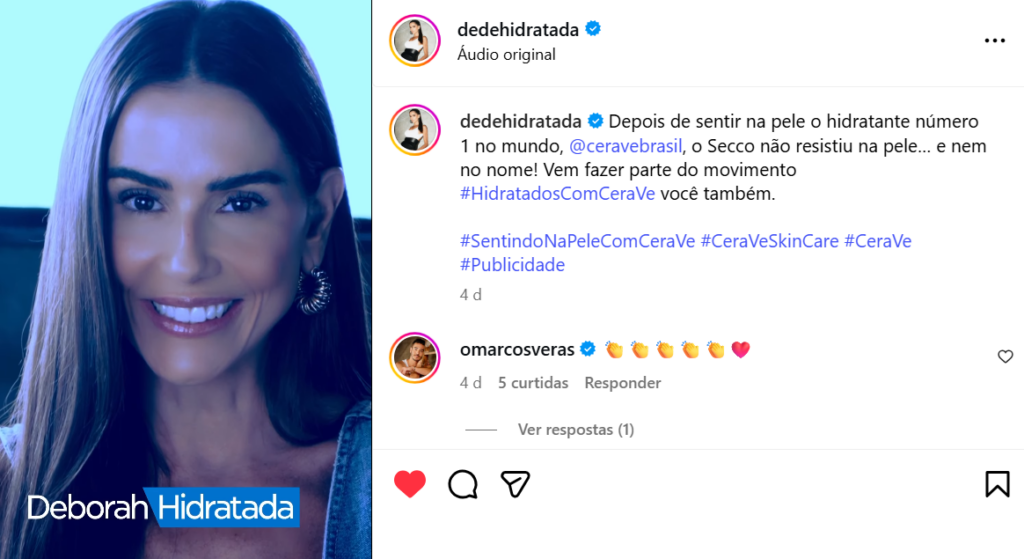 “Deborah Hidratada”: CeraVe transforma hidratação em fandom nas redes