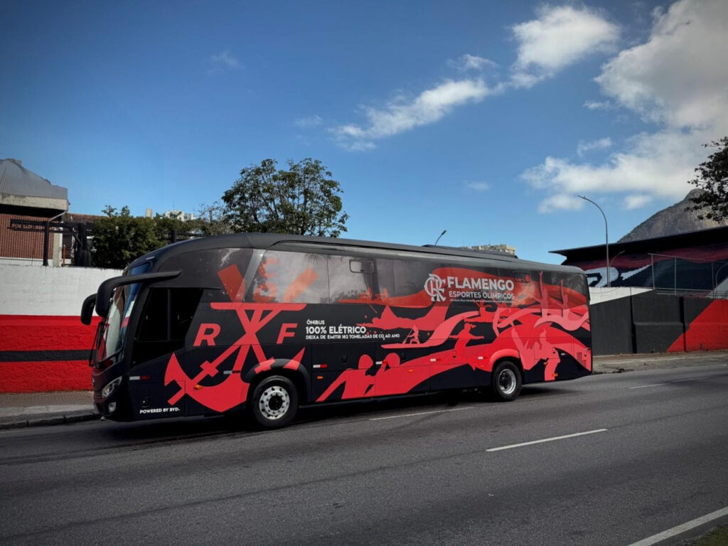 Flamengo e BYD levam mobilidade elétrica ao esporte olímpico
