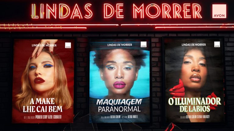 Avon transforma filtros de Halloween em pôsteres de terror no TikTok