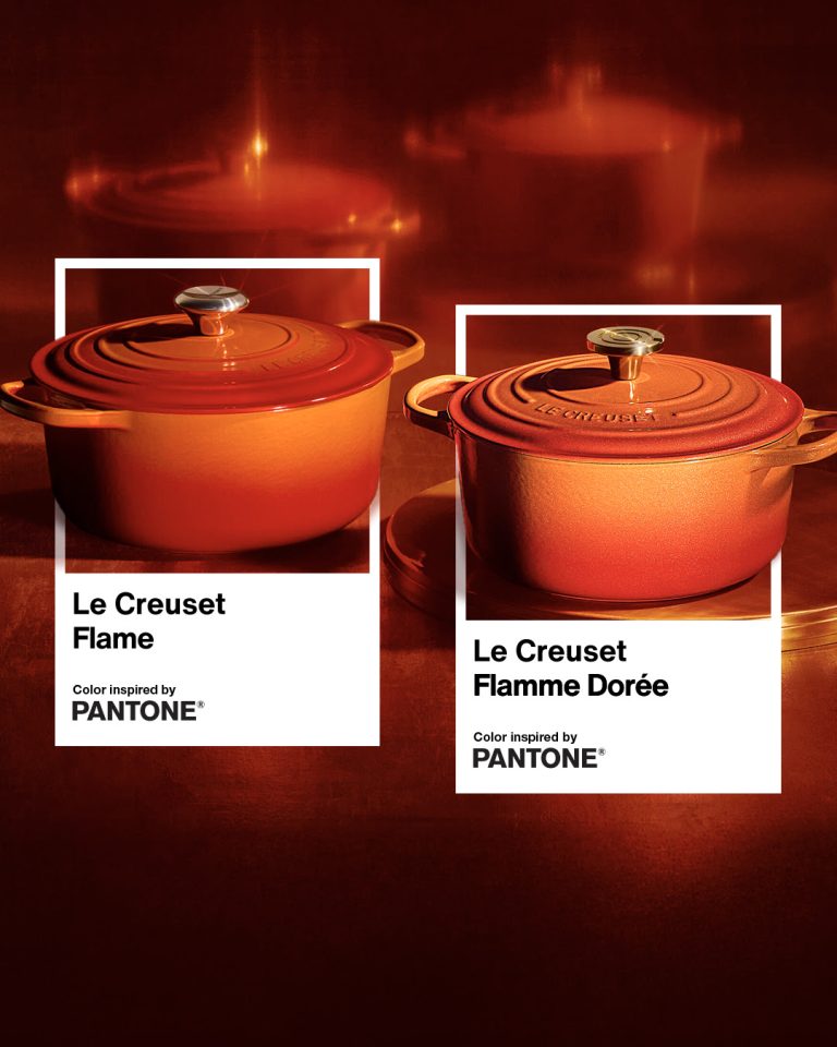 Le Creuset celebra 100 anos de cor em parceria com a Pantone