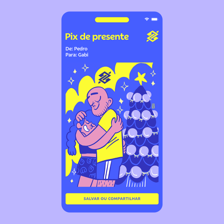 Banco do Brasil transforma Pix em presente e adiciona afeto à transferência digital
