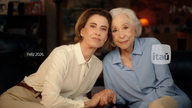 Com Fernanda Montenegro e Fernanda Torres, Itaú transforma pausa em mensagem de fim de ano