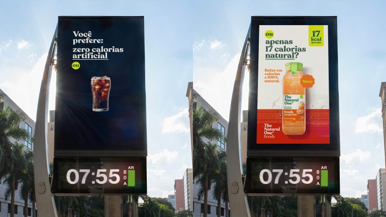 The Natural One provoca com OOH bem-humorado para a linha Fresh