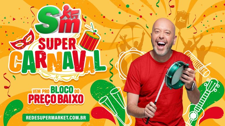 Supermarket ativa Carnaval 2026 com campanha ancorada em preço e cultura de rua
