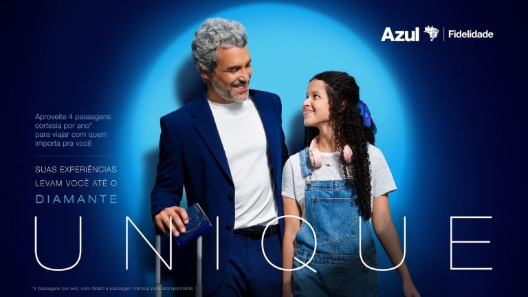 Azul lança Diamante Unique e reposiciona fidelidade como plataforma premium de relacionamento