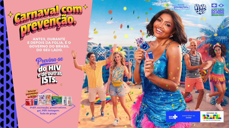 Ministério da Saúde coloca prevenção no centro do Carnaval 2026
