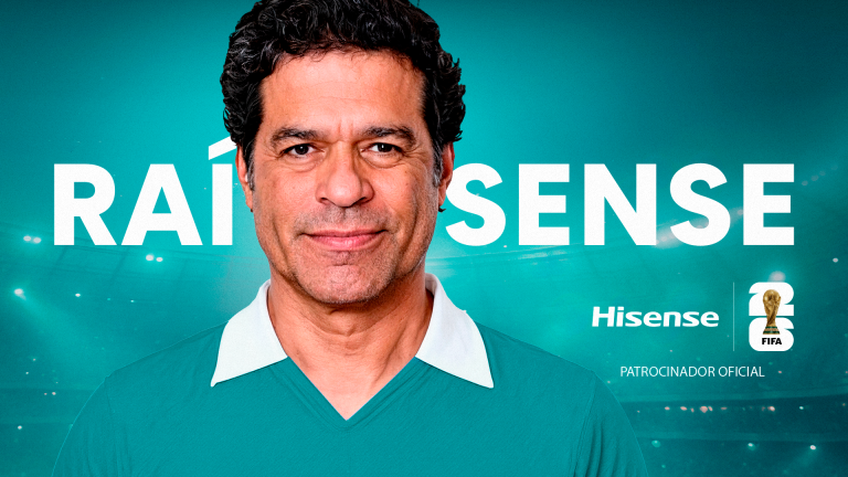 Hisense transforma Copa em conteúdo always-on e reforça presença digital com “Raí-sense”