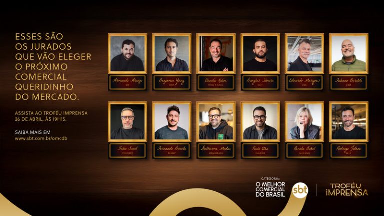 SBT anuncia júri para “O Melhor Comercial do Brasil”