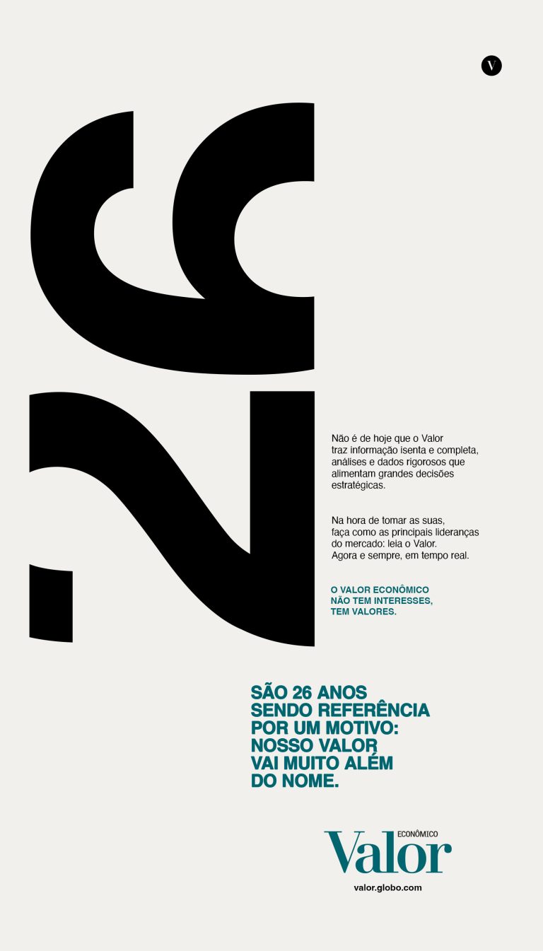 Valor Econômico celebra 26 anos