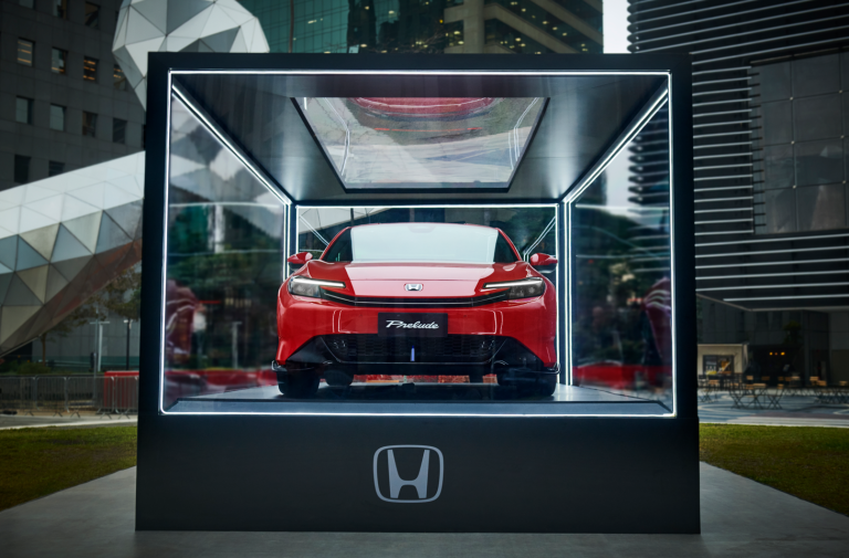 Honda transforma Prelude em “joia rara” em ação na capital paulista