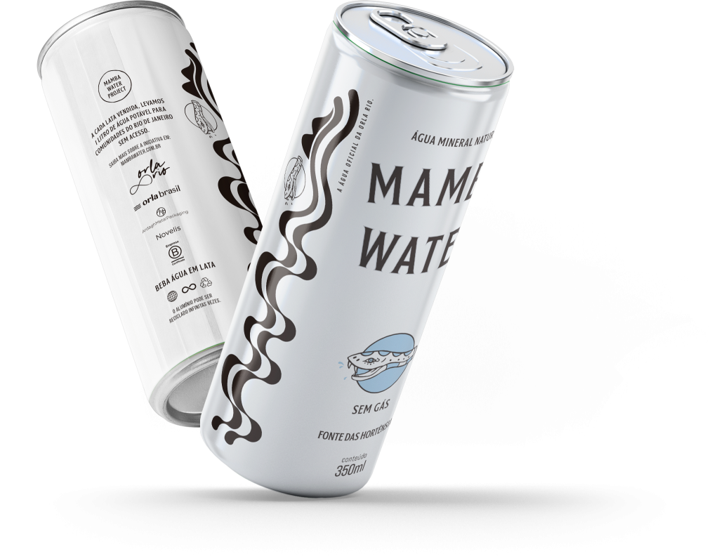 Mamba Water veste as ondas do Rio em lata exclusiva para a orla