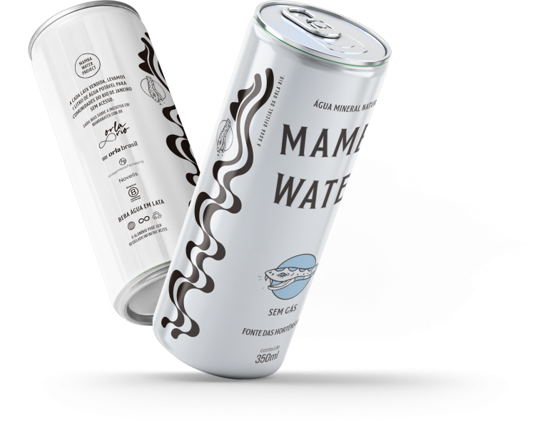 Mamba Water veste as ondas do Rio em lata exclusiva para a orla