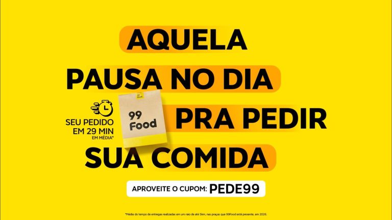 99Food transforma break da Globo em hora do delivery
