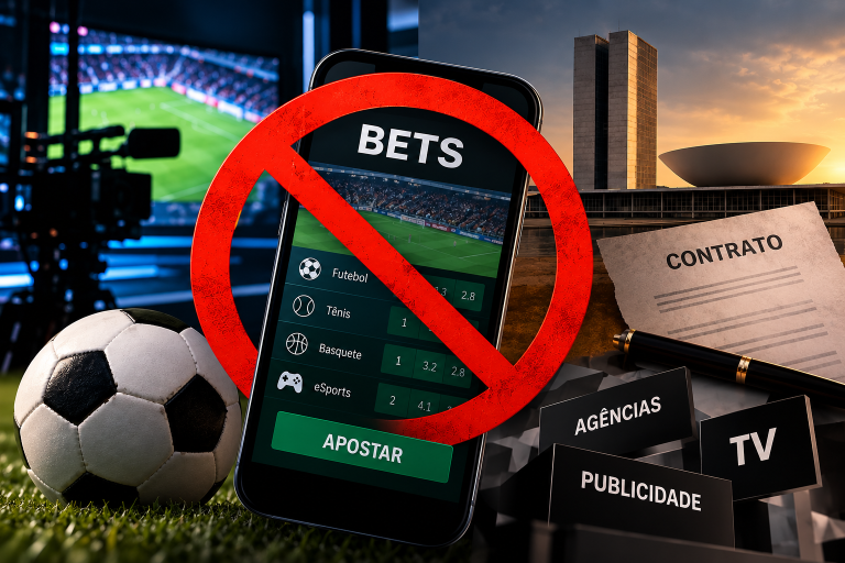 Proibição das bets atinge agências, TVs e futebol