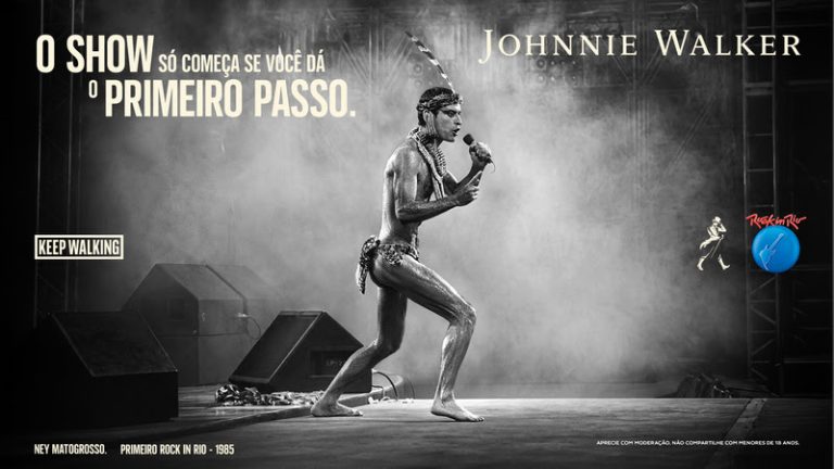 Johnnie Walker resgata primeiro passo de Ney Matogrosso no Rock in Rio