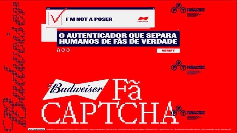 Budweiser troca captcha por teste de fã para distribuir ingressos de shows