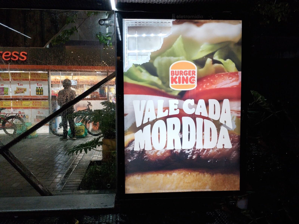 OOH vira extensão dos produtos do Burger King